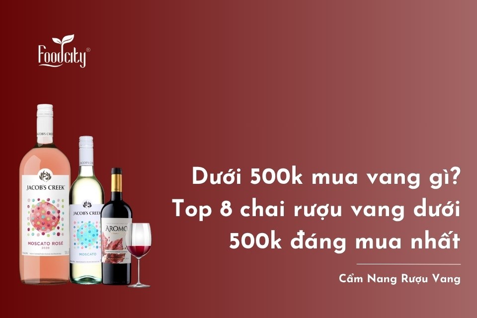 Top 8 chai rượu vang dưới 500k đáng mua nhất năm 2025 Top 8 chai rượu vang dưới 500k đáng mua nhất năm 2025