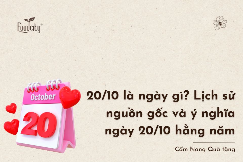 Ngày 20/10 là ngày gì? Lịch sử nguồn gốc và ý nghĩa ngày 20/10 hằng năm
