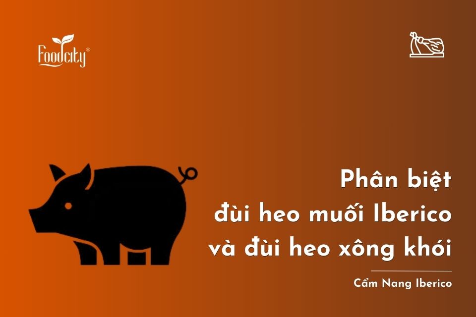 8 điểm khác biệt cốt lõi phân biệt đùi heo muối Iberico và đùi heo xông khói