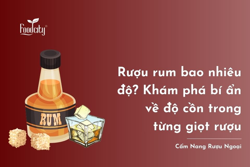 Rượu rum bao nhiêu độ? Nồng độ cồn từng loại Rum Rượu rum bao nhiêu độ? Nồng độ cồn từng loại Rum