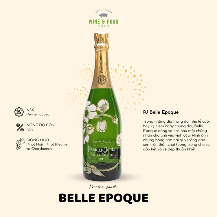 Rượu Vang Nổ PJ Belle Epoque 750ml 