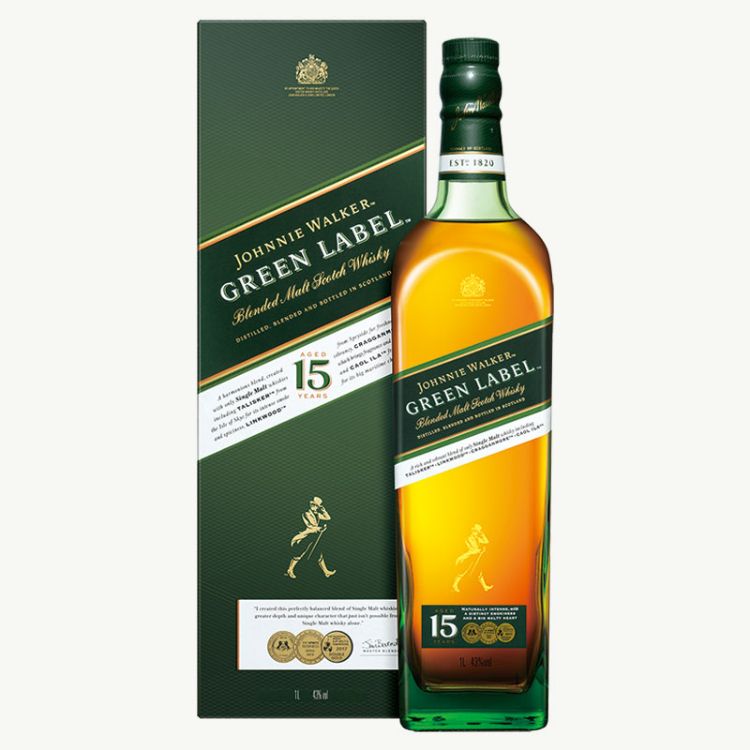 Rượu Johnnie Walker Green Label 750ml