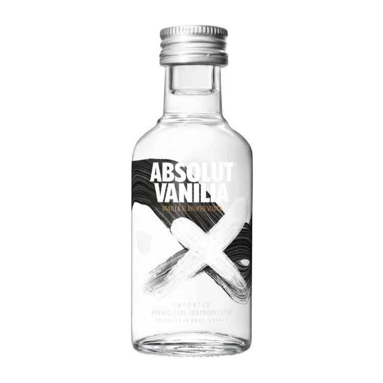 Rượu Absolut Vanilla Vodka Mini 50ml 