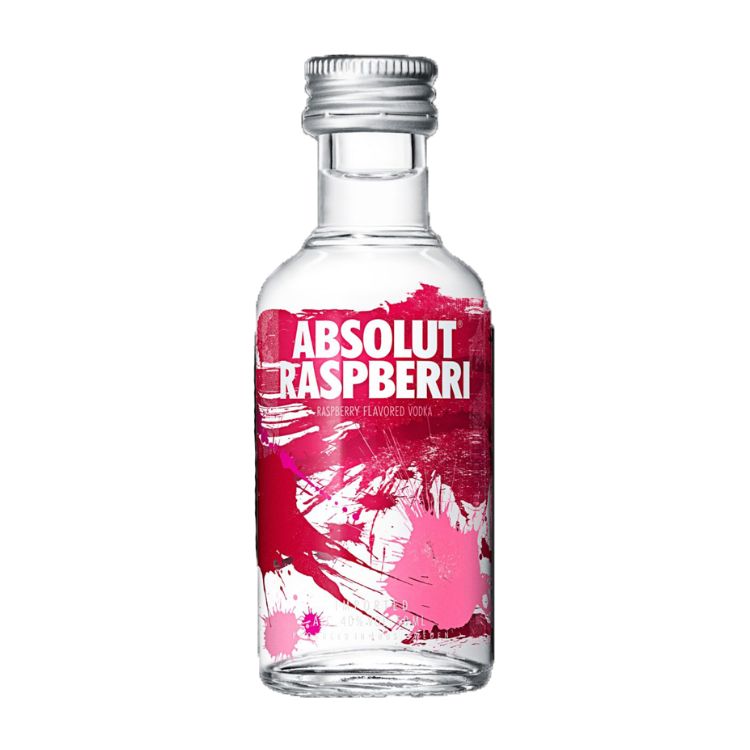 Rượu Absolut Raspberri Mini Vodka 50ml