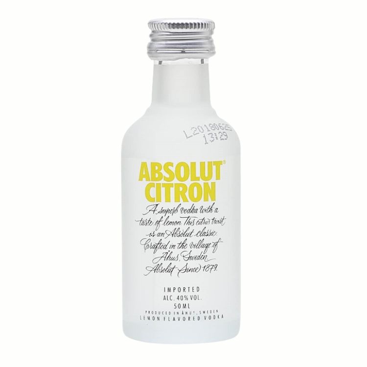 Rượu Absolut Citron Vodka Mini 50ml 