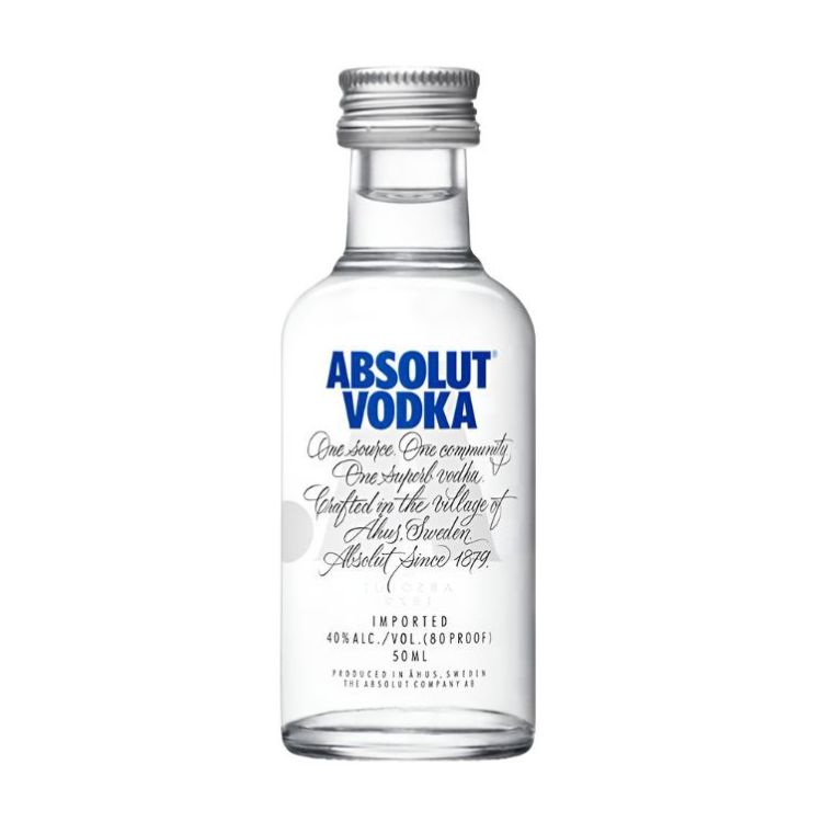 Rượu Absolut Original Vodka Mini 50ml 