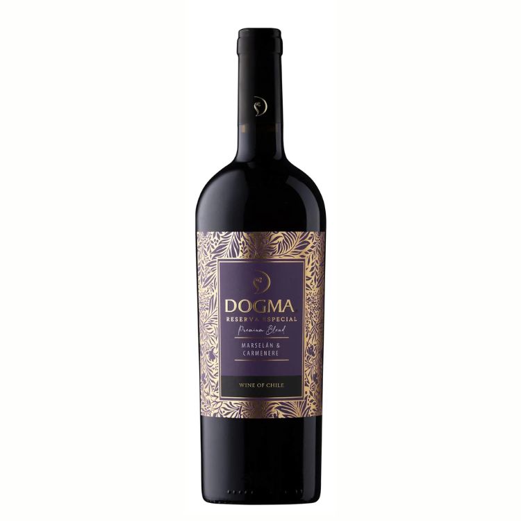 Rượu vang đỏ Dogma Premium Blend Marselan & Carmenere(14%/Vol) (Chile)