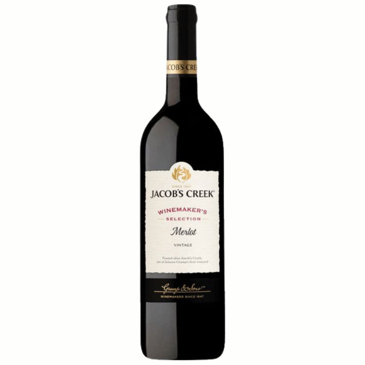 Rượu vang đỏ Úc Jacob Creek Merlot Winemakers 6X75CL