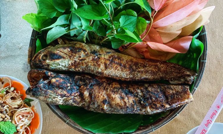 cá lóc nướng