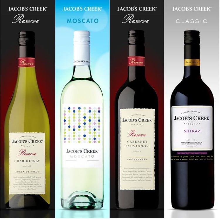 các dòng rượu jacob creek