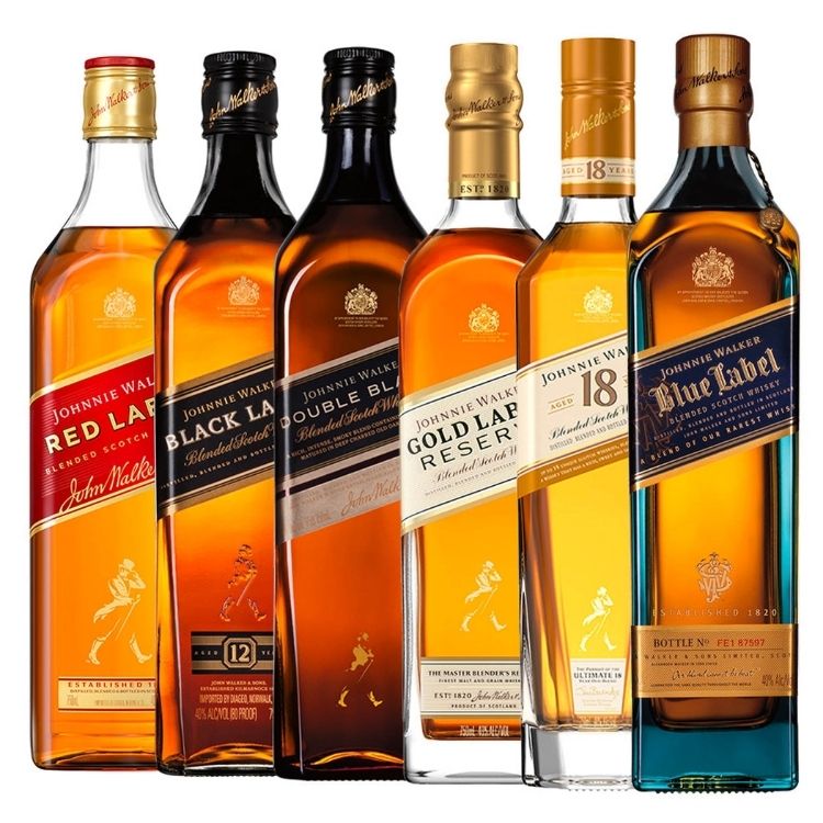 các dòng rượu johnnie walker 