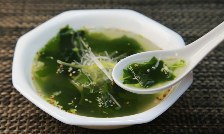 canh rong biển