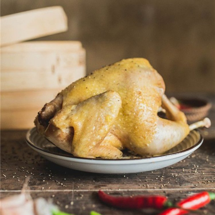 gà hấp rượu sả gừng