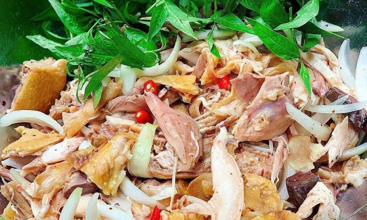 gỏi gà xé phay
