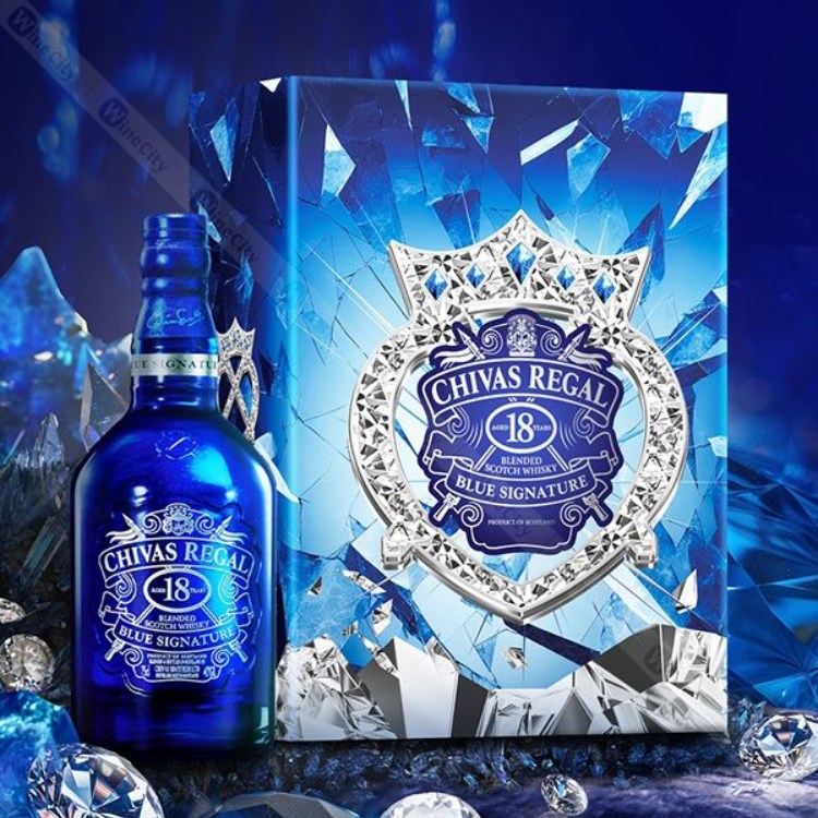 hộp quà rượu chivas 18 blue