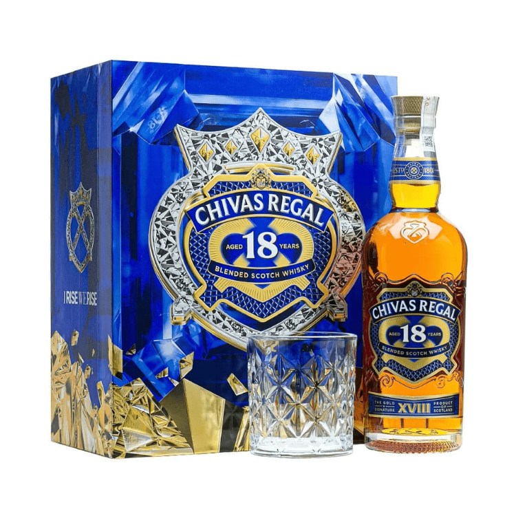 hộp quà tặng rượu chivas 18 gold