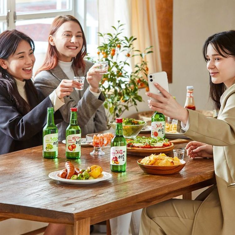 hương vị rượu soju