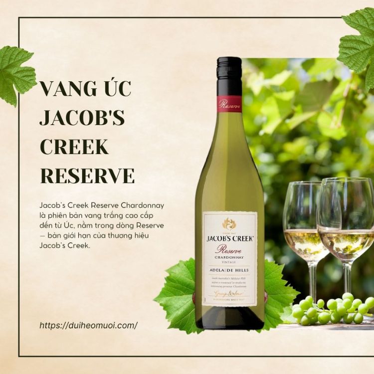 jacob creek reserve chardonnay