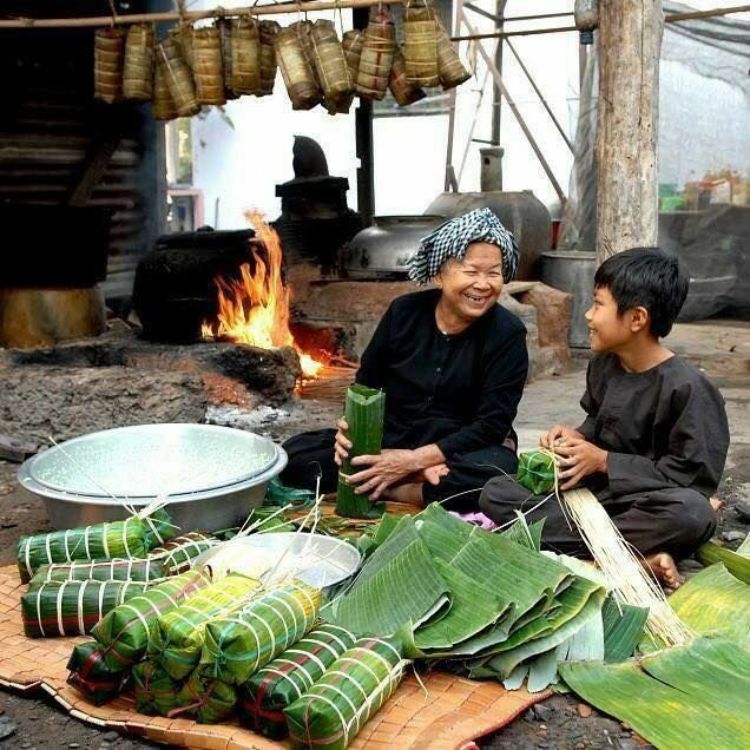không khí têt quê miền tây