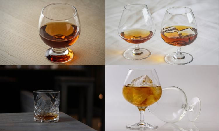 ly uống rượu cognac chuyên dụng