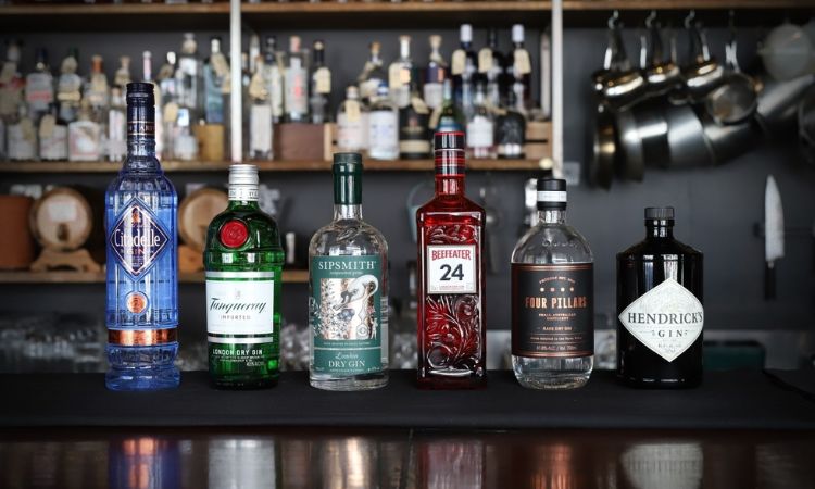 nguyên liệu làm cocktail martini rượu gin