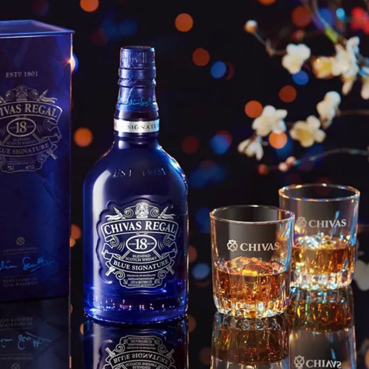 thưởng thức chivas 18 blue