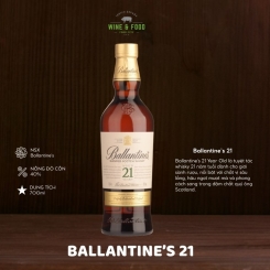 Rượu Ballantines 21 Year Old 700ml 