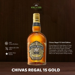 Rượu Chivas Regal 15 Gold Edition 700ml