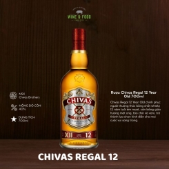 Rượu Chivas Regal 12 Year Old 700ml 