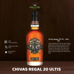 Rượu Chivas Regal 20 YO - Ultis XX 700ml 