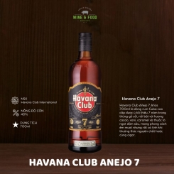 Rượu Havana Club Anejo 7 Anos 700ml chính hãng