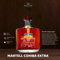 Rượu Martell Cohiba Extra Cognac 700ml chính hãng