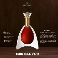 Rượu Martell L'or Cognac cao cấp 700ml chính hãng 