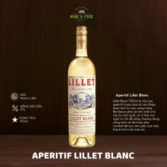 Rượu khai vị Aperitif Lillet Blanc 750ml chính hãng