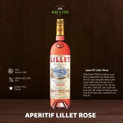 Rượu khai vị Aperitif Lillet Rose 750ml chính hãng