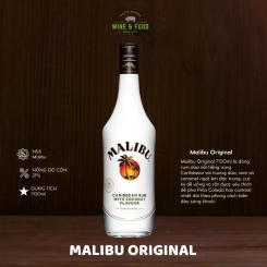 Rượu mùi Malibu Original 700ml chính hãng
