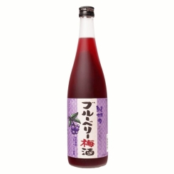 Rượu mơ Nhật Bản Nakano Blueberry vị việt quất 720ml 12%