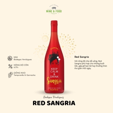 Nước trái cây lên men Red Sangria (6.5 %)