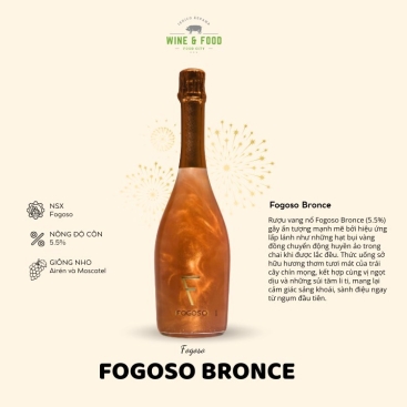Rượu Vang Sparkling - Fogoso Bronce 750ml