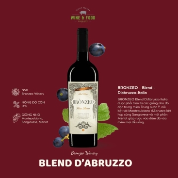 Vang Ý BRONZEO - Blend - D’abruzzo-Italia