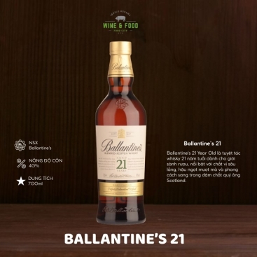 Rượu Ballantines 21 Year Old 700ml 