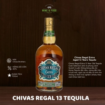 Chivas Regal Extra Aged 13 Years Tequila Cask Selection Blended Scotch Whisky