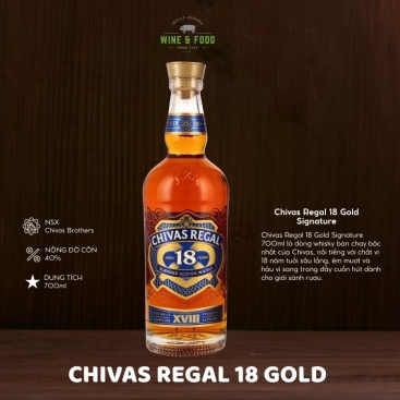 Rượu Chivas Regal 18 Gold Signature 700ml 