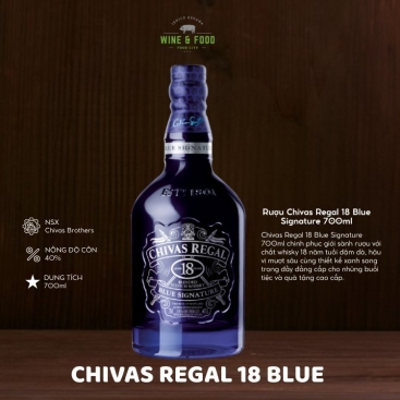 Rượu Chivas Regal 18 Blue Signature 700ml 