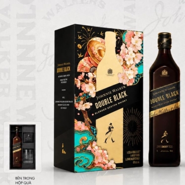 Hộp quà rượu Johnnie Walker Double Black