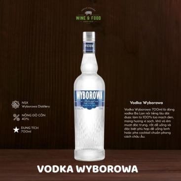 Rượu Vodka Wyborowa 700ml - Vodka Ba Lan chính hãng