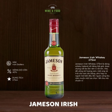 Rượu Jameson Irish Whiskey 375ml 
