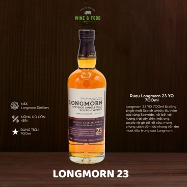 Rượu Longmorn 23 YO 700ml