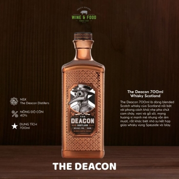 Rượu The Deacon 700ml Whisky Scotland 