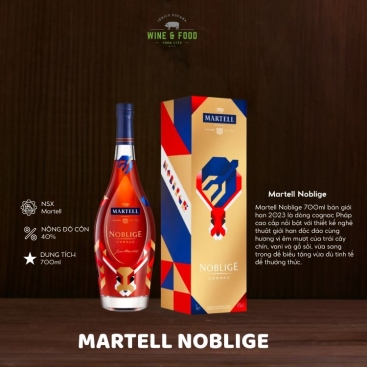 Rượu Martell Noblige 700ml bản giới hạn 2023 chính hãng